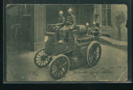 POMPIERS 1900 LA POMPE ELECTRIQUE   ( MES PHOTOS NE SONT PAS JAUNES ) - Firemen