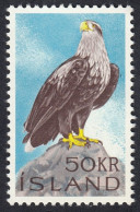 ISLANDIA 1965 - ICELAND - AVES - AVE RAPAZ - Yvert 353** - Unused Stamps