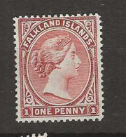 1891 MH Falkland Islands Mi  9 - Falkland