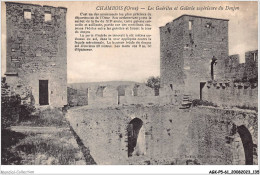 AGKP5-0442-61 - CHAMBOIS - Les Guérites Et Galerie Supérieure Du Donjon  - Autres & Non Classés