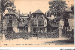 AGKP5-0393-61 - BAGNOLES-DE-L'ORNE - Pension De Famille Et Entrée De L'hippodrome  - Bagnoles De L'Orne