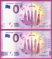 0-Euro XEGA 2020-6 LEGOLAND - DEUTSCHLAND RESORT LEGO - MINILAND Set NORMAL+ANNIVERSARY - Private Proofs / Unofficial