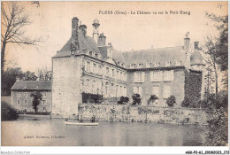 AGKP2-0169-61 - FLERS - Le Château Vu Dur Le Petit Etang  - Flers