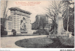 AGKP11-0968-31 - TOULOUSE - Au Jardins Des Plantes - Statue D'armand Silvestre Et Monument L'ariège Et La Garonne  - Toulouse