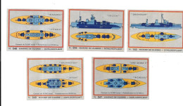 ED36 - CHROMOS CHOCOLAT JACQUES - CUIRASSES - RICHELIEU - NELSON - LITTORIO - BISMARCK - WASHINGTON - JAPAN - Schiffe
