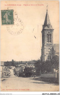 AGKP7-0615-61 - STE-GAUBURGE - L'église Et Route De Granville  - Autres & Non Classés