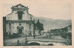 ANNECY..eglise St.francois  Les Canaux Edit  Case - Annecy