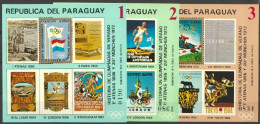 Paraguay 1972, Olympic Games In Munich, Posters, 3BF - Paraguay