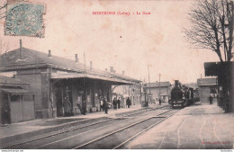 MONTROND LA GARE AVEC LE TRAIN - Andere & Zonder Classificatie