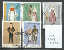 2795A-SUOMI FINLAND FINLANDIA SERIE COMPLETA COSTUMBRES, FOLKLORE, TRAJES 1972 Nº 678/678 - Gebraucht