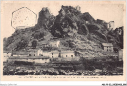 AGLP1-0029-20 - CORTE - Le Chateau Et Vue De La Valee De TAVIGNANO - Corte