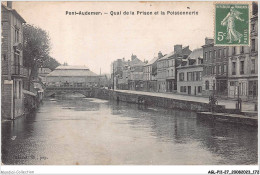 AGLP11-0855-27 - PONT-AUDEMER - Quai De La Prison Et La Poissonnerie - Pont Audemer