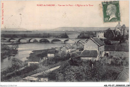 AGLP11-0838-27 - PONT-DE-L'ARCHE - Vue Sur Le Pont - L'eglise Et La Tour - Pont-de-l'Arche