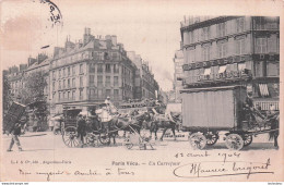 PARIS VECU  UN CARREFOUR 1904 D2 - Other & Unclassified