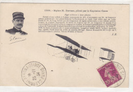 Biplan M. Farman, Piloté Par Le Capitaine Casse (Type Militaire à 2 Places) - Aviadores