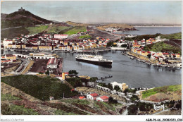 AGMP6-0446-66 - PORT VENDRES - Le Port Et Ses Quais - Départ De L'el Djézair - Au Loin Collioure Et Argelès  - Port Vendres