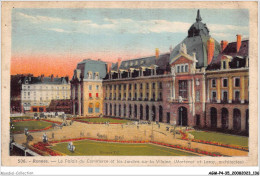 AGMP4-0320-35 - RENNES - Le Palais Du Commerce Et Les Jardins Sur La Vilaine  - Rennes