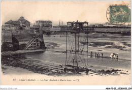 AGMP3-0234-35 - SAINT-MALO - Le Pont Roulant A Marée Basse  - Saint Malo