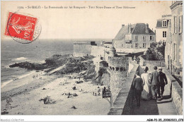 AGMP2-0108-35 - SAINT-MALO - La Promenade Sur Les Remparts - Tour Notre-dame Et Tour Bidouane  - Saint Malo