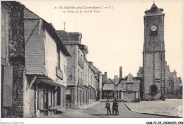 AGMP2-0097-35 - SAINT-AUBIN-DU-CORMIER - La Place Et La Vieille Tour  - Rennes