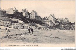 AGMP1-0033-35 - SAINT-ENOGAT - La Plage Et Les Villas  - Dinard