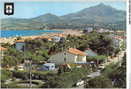 AGMP11-0747-66 - ARGELES-SUR-MER - Vue Sur La Plage - Au Fond Les Albères  - Argeles Sur Mer