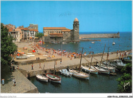 AGMP8-0574-66 - COLLIOURE - Le Port - La Plage - L'église  - Collioure