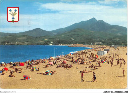 AGMP7-0541-66 - ARGELES-SUR-MER - Cote Vermeille - Vue De La Plage Dans Le Fond Les Albères  - Argeles Sur Mer