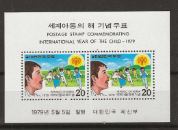 1979 MNH South Korea Mi Block 433 Postfris** - Korea, South