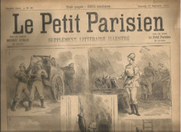 Journal LE PETIT PARISIEN  1889   LE CONCOURS DE SAPEUR POMPIERS    BSPP Pompier - Le Petit Parisien