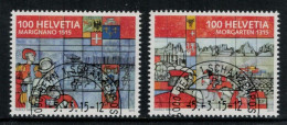 Suisse // Schweiz // Switzerland // 2010-2017 // 2015 // Évènements Historiquesques No. 1546-1547 - Oblitérés