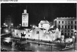 AGRP5-0333-ALGERIE - ALGER La Nuit - Place Du Gouvernement Et Mosquée Djemaa-djedid - Algiers