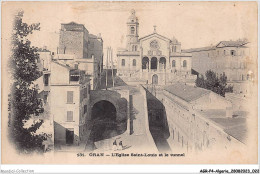 AGRP4-0257-ALGERIE - ORAN - L'église Saint-louis Et Le Tunnel - Oran