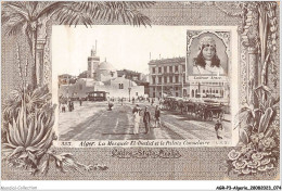 AGRP3-0195-ALGERIE - ALGER - La Mosquée El-diedid Et Le Palais Consulaire LUTTEUSE ARABE - Algiers