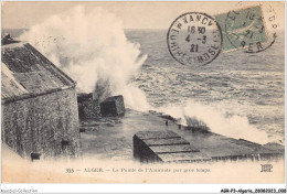 AGRP3-0162-ALGERIE - ALGER - La Pointe De L'amirauté Par Gros Temps - Algiers