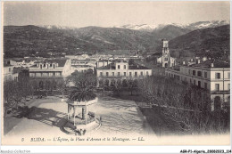 AGRP1-0058-ALGERIE - BLIDA - L'église - La Place D'armes Et La Montagne - Blida