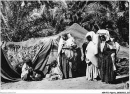 AGRP11-0856-ALGERIE - Collection Saharienne - Famille Nomade Dans L'oasis  - Scene & Tipi