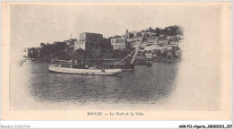 AGRP11-0854-ALGERIE - BOUGIE - Le Port Et La Ville  - Sonstige & Ohne Zuordnung