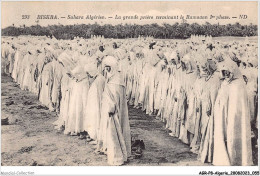 AGRP8-0580-ALGERIE - BISKRA - Sahara Algériene - La Grande Prière Terminant Le Ramadan - Biskra