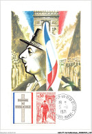 AGSP7-0480-CARTE MAXIMUM - HAUTE MARNE 1971 - General De Gaulle - Paris 1944 - 1970-1979