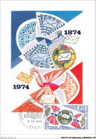 AGSP7-0465-CARTE MAXIMUM - PARIS 1974 - Centenaire De L'union Postale Universelle - 1970-1979