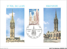 AGSP7-0417-CARTE MAXIMUM - SAINT POL DE LEON 1975 - ST POL DE LEON - KREISKER - 1970-1979