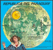 Paraguay 1973, Space, Copernicus, Moon, BF - Astronomie