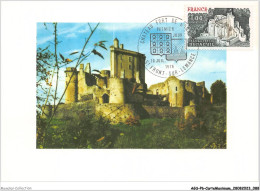 AGSP6-0384-CARTE MAXIMUM - ST-FRONT-SUR-LEMANCE 1976 - Chateau Fort De BONACUIL - 1970-1979