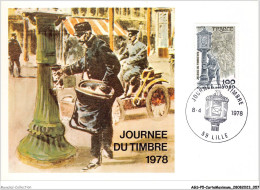 AGSP5-0305-CARTE MAXIMUM - LILLE 1978 - JOURNEE DU TIMBRE 1978 - 1970-1979