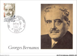 AGSP5-0286-CARTE MAXIMUM - PARIS 1978 - GEORGE BERNANOS 1888-1948 - 1970-1979