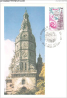 AGSP4-0265-CARTE MAXIMUM - ST-AMAND-LES-EAUX 1977 - Tour Abbatiale De SAINT-AMAND LES-EAUX - 1970-1979