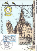 AGSP4-0234-CARTE MAXIMUM - LILLE 1977 - Journee Du Timbre - 1970-1979