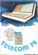 AGSP3-0206-CARTE MAXIMUM - PARIS 1979 - TELECOM 79 - 1970-1979