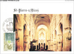 AGSP3-0194-CARTE MAXIMUM - SAINT PIERRE-SUR-DIVES 1979 - Annee Des Abbayes Normandes - 1970-1979